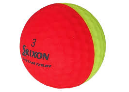 Srixon Q Star Divide 5A/4A mix of orange, blue, and red - 1 dozen